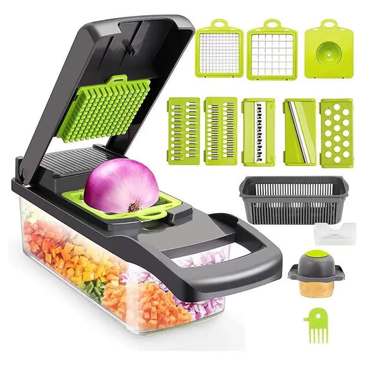 Multifunctional Vegetable & Fruit Chopper – Kitchen Slicer & Cutter