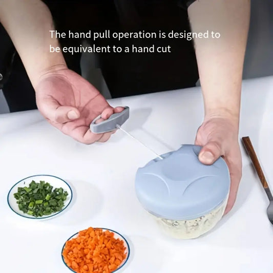 Multifunctional Vegetable & Garlic Cutter – Manual Kitchen Tool