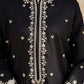 Black Riwaj Embroidered Suit – Premium Winter Collection